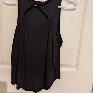 Sleeveless Black Top